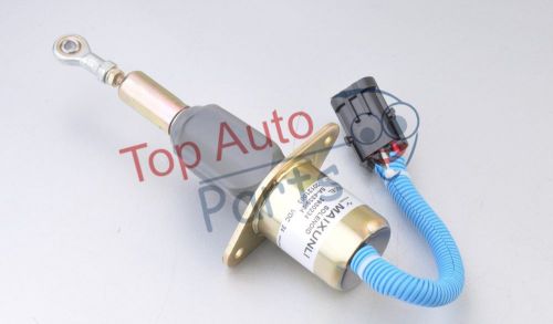 Fuel shutdown solenoid valve 3930234 for cummins 6ct 8.3 komatsu pc360-7