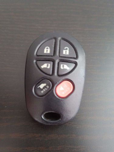06 - 12 toyota sienna keyless entry remote gq43vt20t