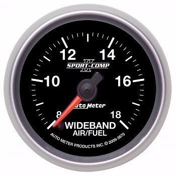 Auto meter 3670 sport-comp ii analog wideband air/fuel ratio gauge