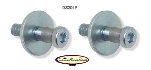 64-81 chevy door lock striker, correct oe style, pair camaro chevelle nova