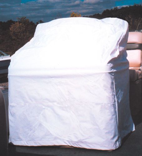 Taylor made large center console 45"high x 46"wide x 40"deep white vinyl