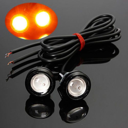 4x amber led boat light waterproof 12v deck storage kayak bow trailer bass