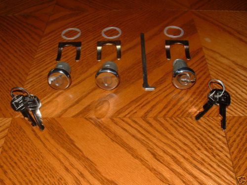 67 68 69 chevy camaro ss rally sport rsss z28 door trunk lock set polished