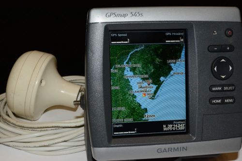 Garmin gps 545s gps chartplotter/fishfinder color