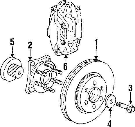 Chrysler oem dodge disc brake caliper 4723573 image 6