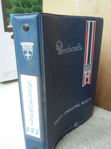Beechcraft sundowner 180  c23-pilots operating manual