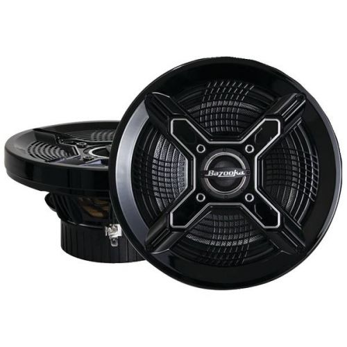 Bazooka mac6510b marine 2-way coaxial speakers (6.5&#034;, black)