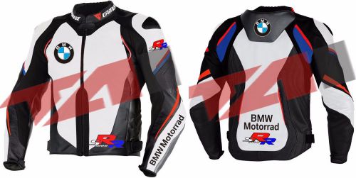 Motorbike motorcycle bmw s1000rr racing leather jacket men &amp; women all size