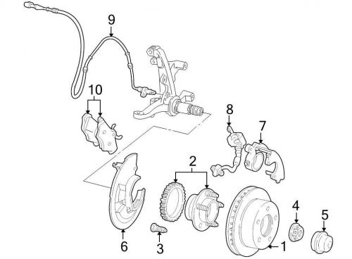 Ford oem disc brake caliper 7w7z2b121a image 7