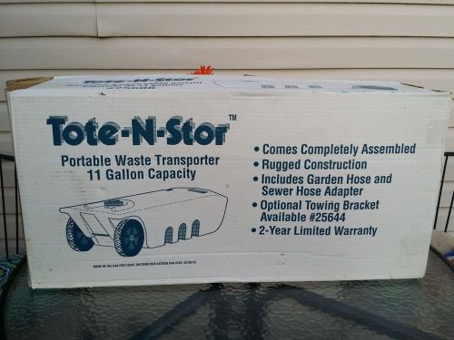 Tote-n-stor portable waste transporter never been used factory sealed parts