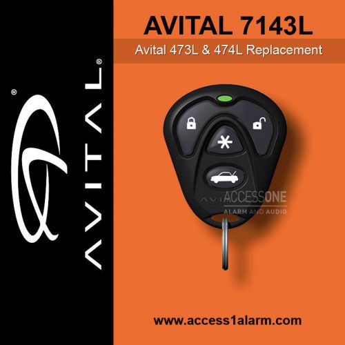 Avital 4-button remote fob ezsdei474s rpn 474l ((new!))