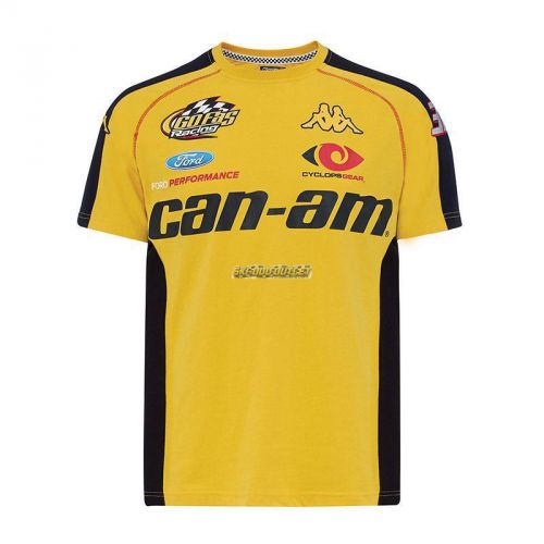 2017 jeffery earnhardt can-am men's gofas racing team t-shirt - yellow