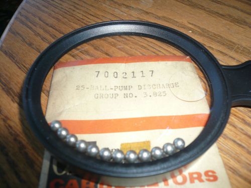 Nos gm carb ball pump disc. 7002117 (12) gr 3.825 olds chevy buick cad pontiac