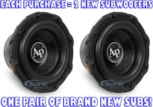 2) audiopipe txx-bd1-10 800w 10" dual 4 ohm txx-bd series car subwoofers