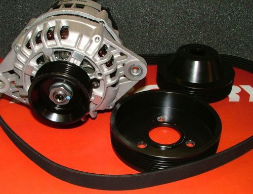 Serpentine belt kit for yanmar 4jh4te, 4jh4hte, 4jh4dte