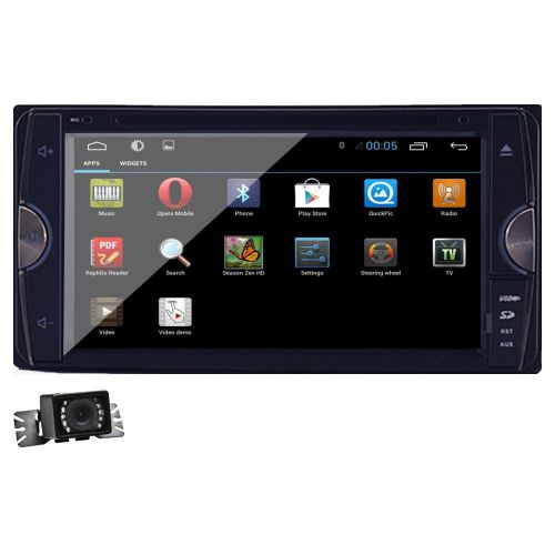 7" android 4.4 os car dvd player gps navigation radio wifi + cam for toyota rav4