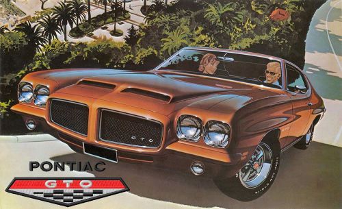 Vintage pontiac gto bonneville designs on  custom t tee shirt star chief le mans