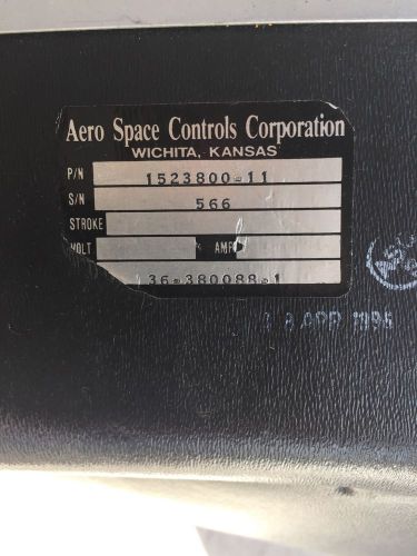 Aerospace controls 1523800-11 blower and evaporator beechcraft cessna