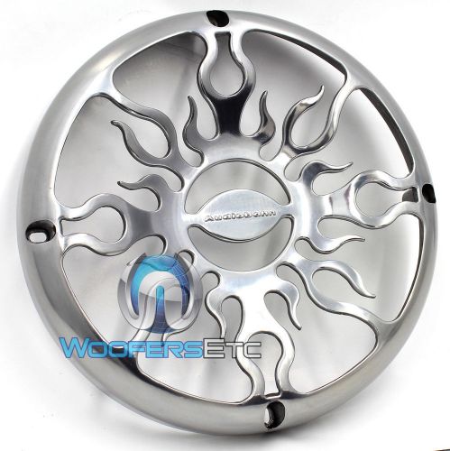 Afg10 10&#034; grill protective aluminum sub cover ten inch subwoofer audiobahn