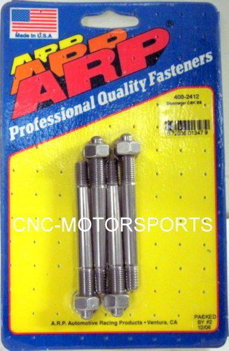 Arp carb stud kit 400-2412 dominator w/1/2" or 1" spacer 5/16 size qty 4