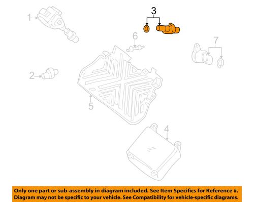 Honda oem 00-06 insight-engine crankshaft position sensor 37500phm003
