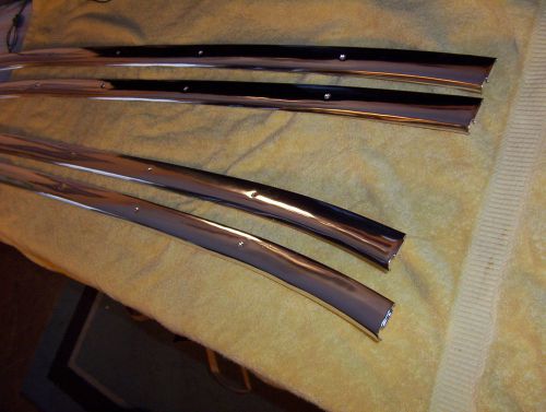 1959 1960 chevy 2 door hardtop interior headliner side trim restored pair.