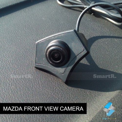 Free shipping waterproof for for mazda front view camera logo embeded