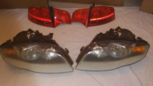 2008 audi a4 oem hid xenon headlights and eom tail lights
