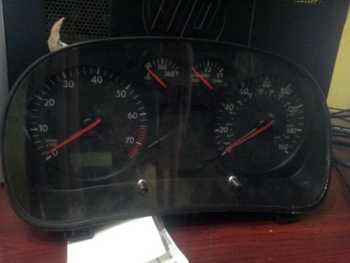 Volkswagen jetta speedometer cluster; (cluster), vin m 8th digit, 2.8l (6 cyl)