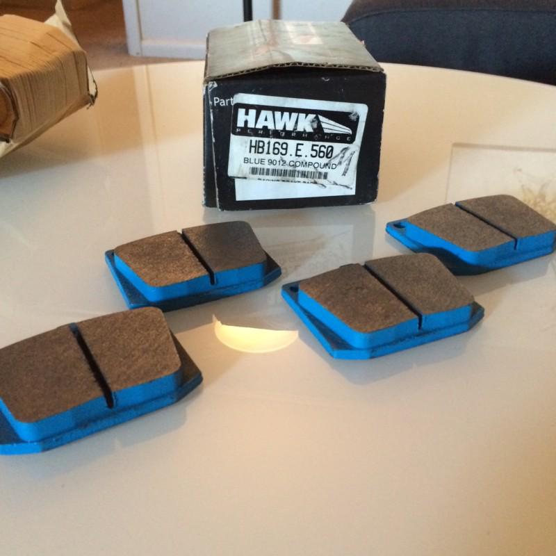 Hawk blue hb169e.560 disc brake pads 810, 240z, 260z, 280z, 620 pickup
