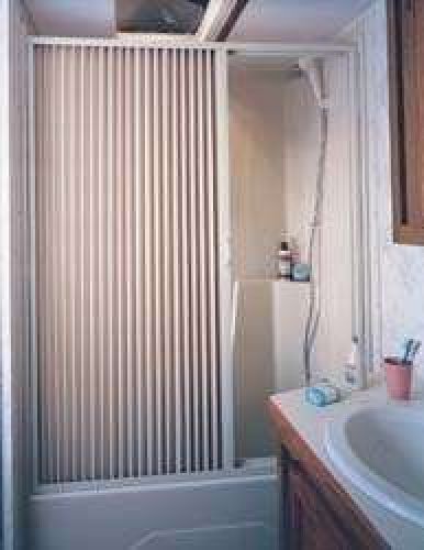 Irvine (4857sw) white 48" x 57" shower door