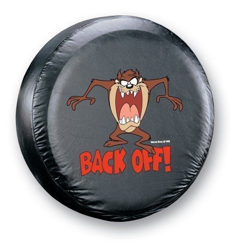 Taz " back off!"  spare tire cover