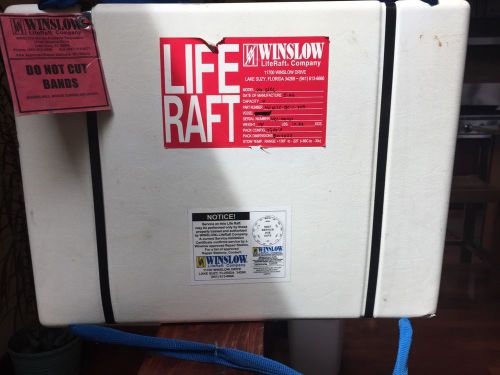 Winslow 40 slcc life raft super-light canopied coastal