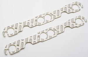 Hedman headers 27500 exhaust header gaskets with round port for small block chev