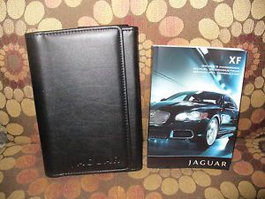 2008- 2009 jaguar xf owners manual with case 42