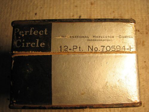 Antique vintage perfect circle piston rings international harvester