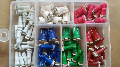 74pc led kit assorted instrument panel cluster dash map license plate light bulb