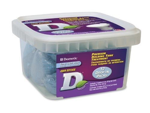 Dometic d1110001 premium holding tank treatment, drop in, 12 count