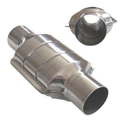 2.0&#034; (51mm) stainless steel non catalytic converter high flow straight test pipe