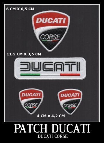 4 patches ducati   termoadesiva  patch