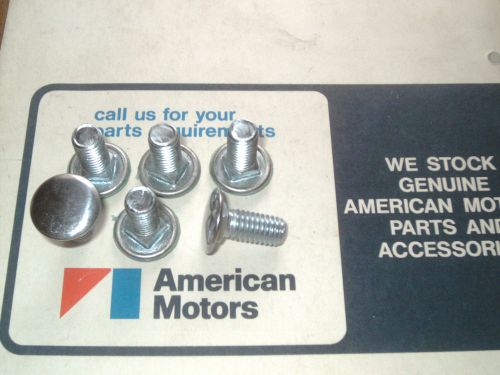 Amc rambler 6 new bumper bolts amx javelin rebel machine ford falcon comet 7/16