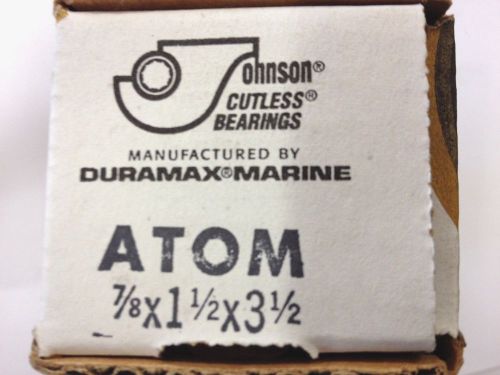 "atom" johnson duramax cutless bearing brass shell 7/8 x 1-1/2 x 3-1/2 cutlass