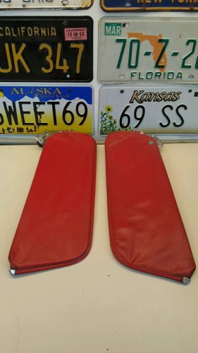 1974 80 79 77 81 firebird/trans am/camaro/z28 red sun visors
