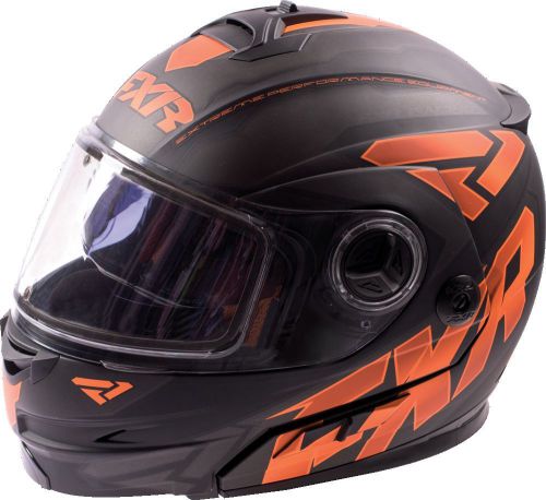 Fxr 2016 fuel modular orange/black snowmobile helmet non-electric- l - xl - new