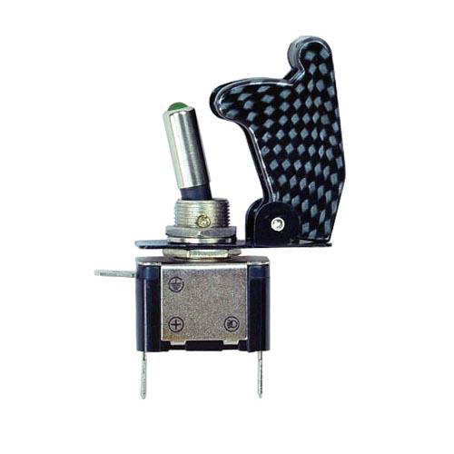 Green Carbon Toggle Switch Control 12V ON OFF Car Truck Motor ATV Auto SPST, US $5.29, image 2