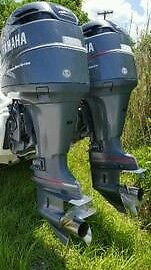 2002 yamaha 150 hp hpdi counter rotating pair twin 25" shaft