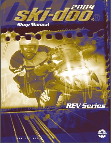 2004 ski-doo rev snowmobiles service repair manual cd - brp gsx sdi mx z summit