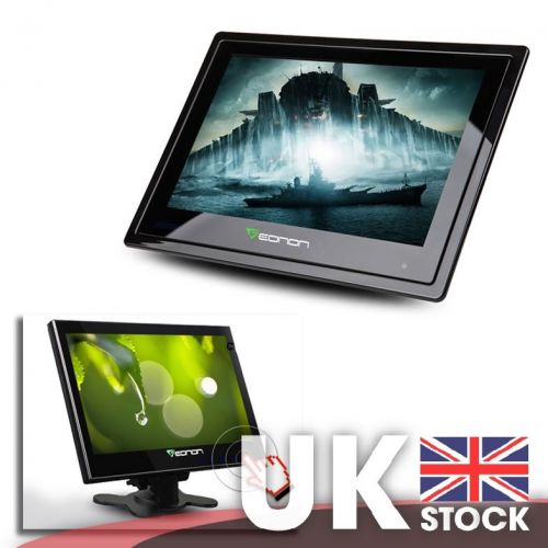 10&#034; touch button lcd car screen stand alone headrest monitor built-in vga port