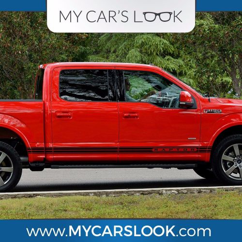 Ford f-150 2016 raptor mustang graphics side stripe decal sticker