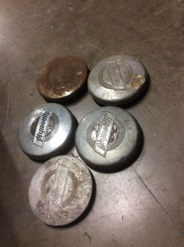 Vintage plymouth hubcaps, ford, gm